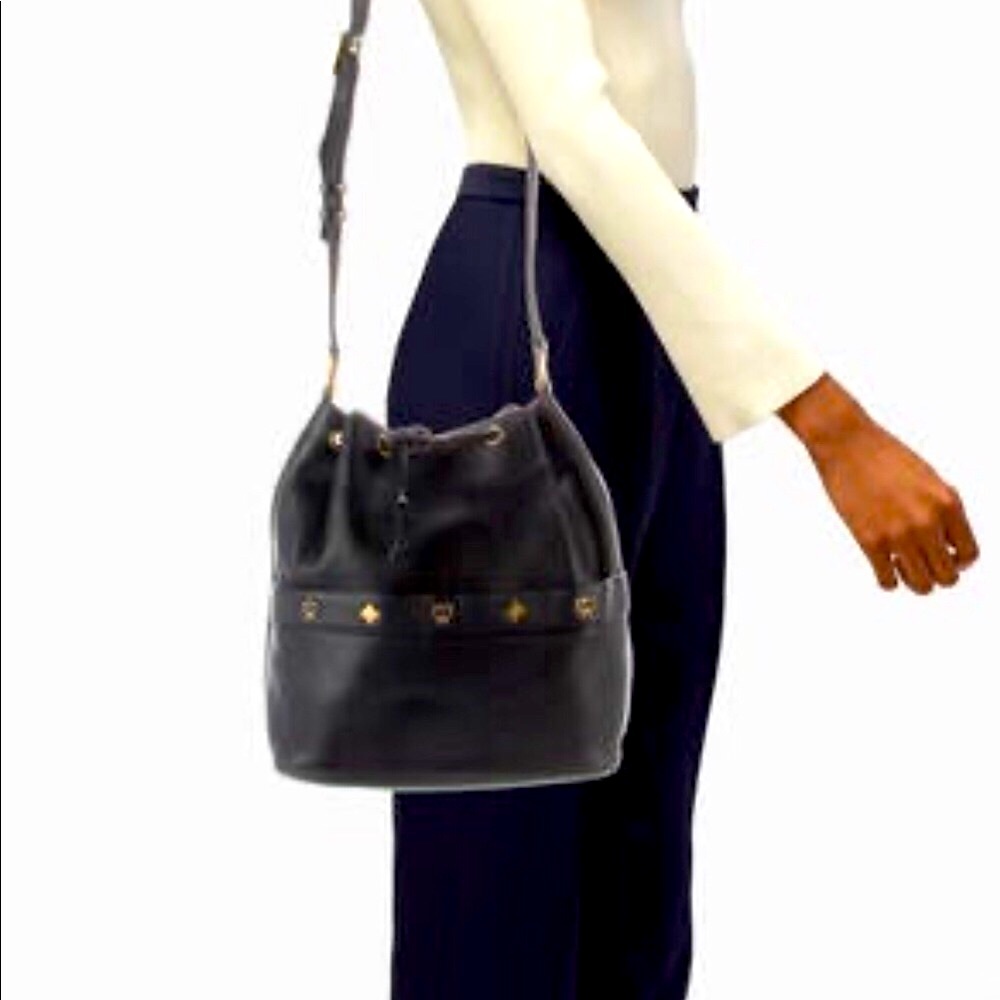 MCM Leather Bucket Bag